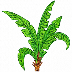 Flowers And Tree Embroidery Design 12